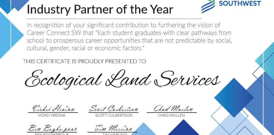 ELS is selected as Industry Partner of the Year