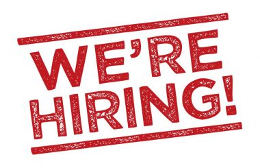 We Are Hiring!