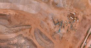 technology environmental consulting aerial view of mining operation